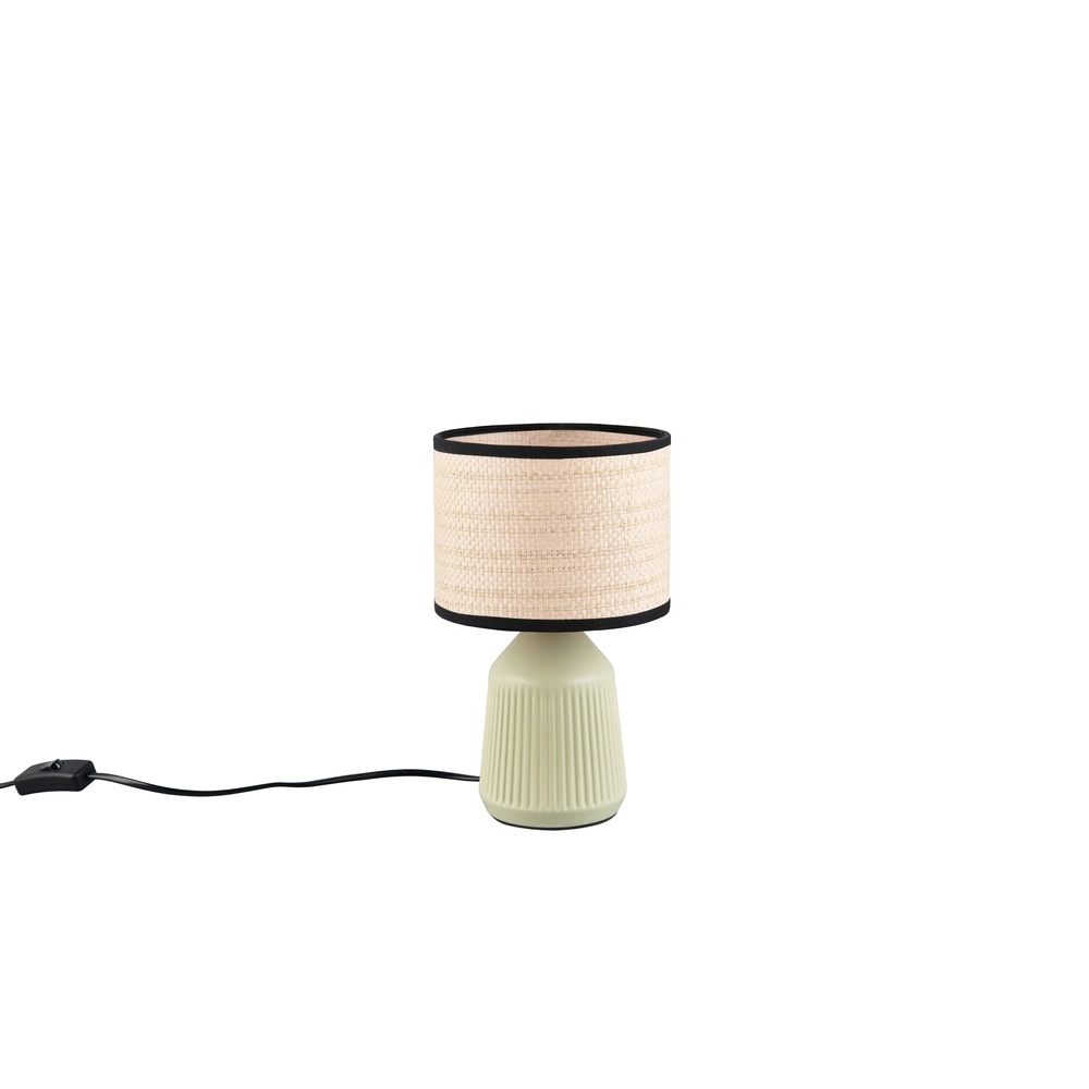 Table lamp Formentera Ø 16cm green Trio 4017807692068