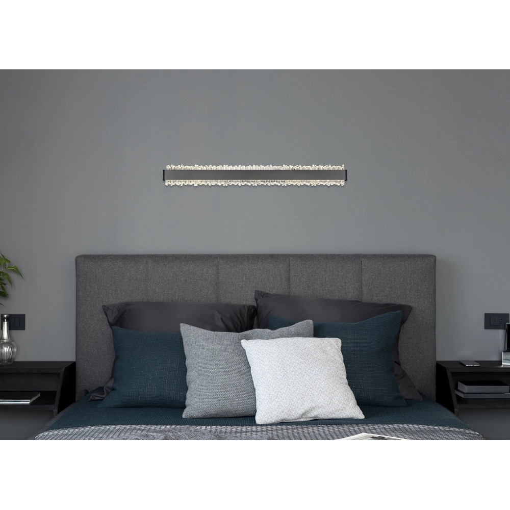 Black wall lamp Stalagmita 70.5cm Globo 9007371569755
