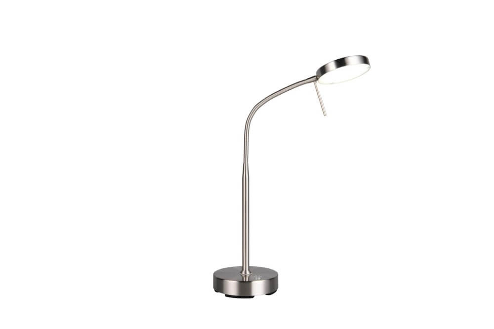 Stainless Steel Desk Lamp Moreno Rechargeable Trio 4017807618006