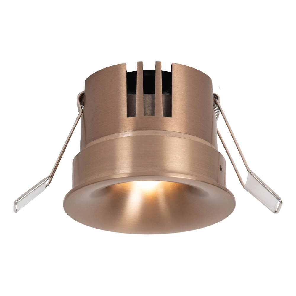 Recessed spotlight Snaxx champagne Ø 8cm