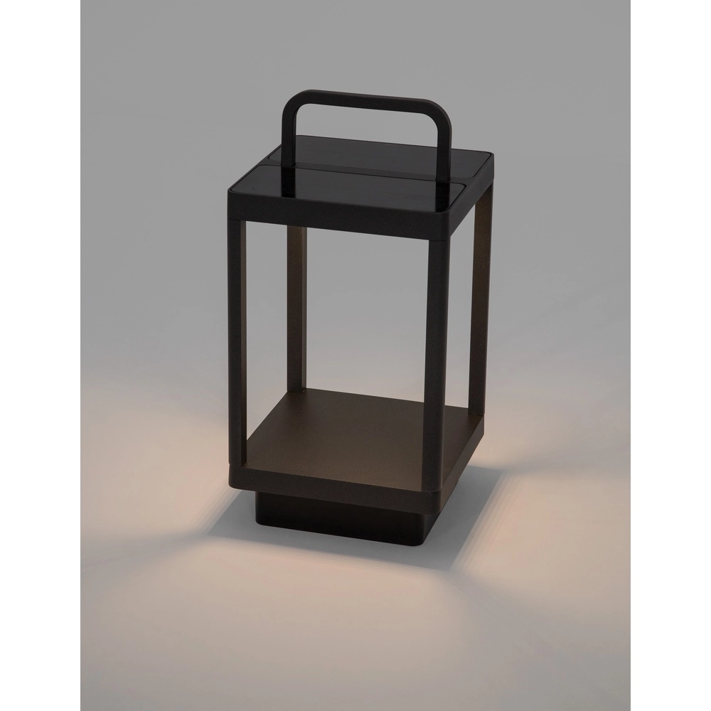 Solar table lamp Bali 35cm anthracite