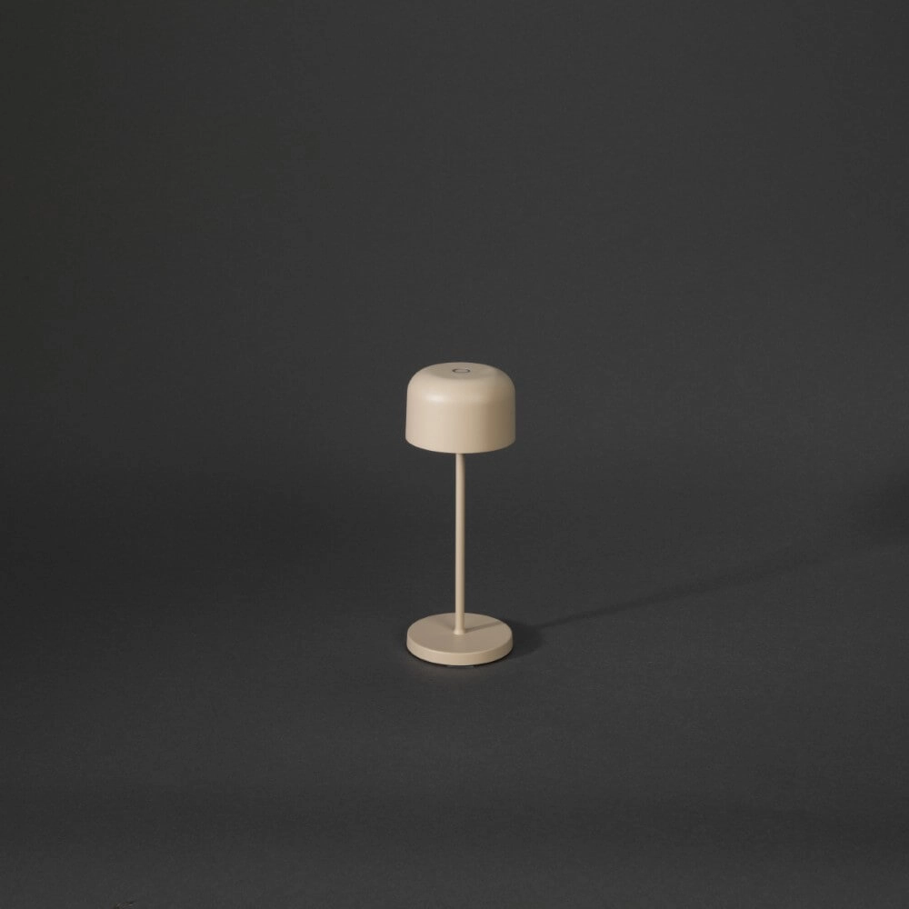 Rechargeable table lamp Lille mini Sand color KonstSmide 7318307835335