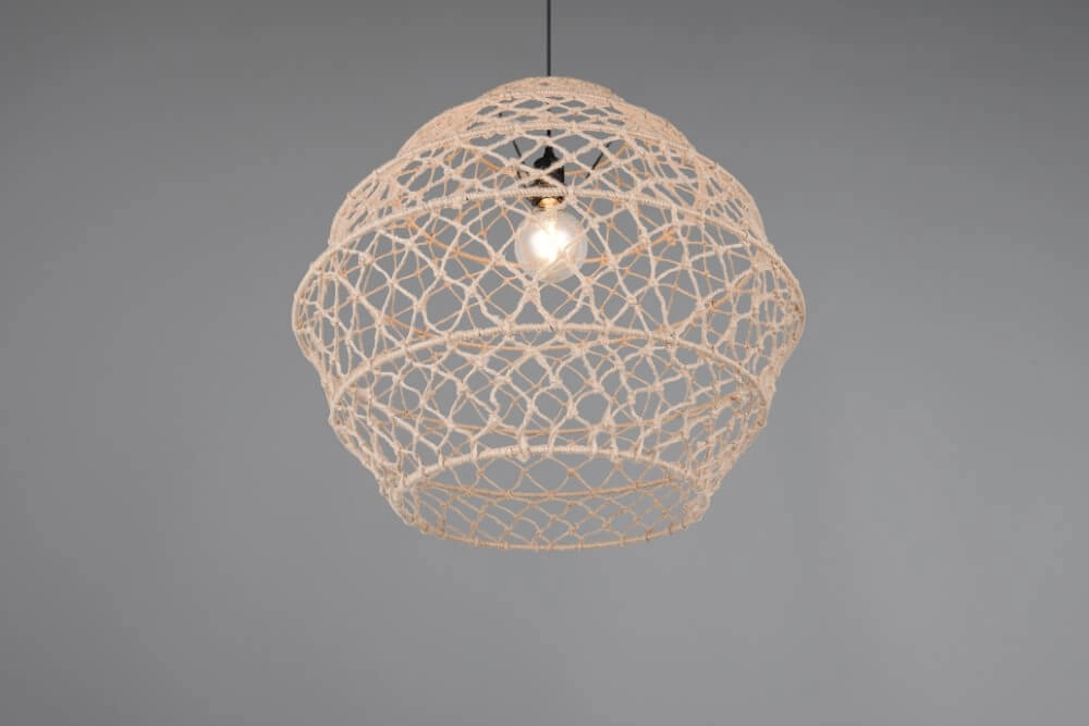 Rattan pendant lamp Hive Ø 60cm Trio 4017807637199