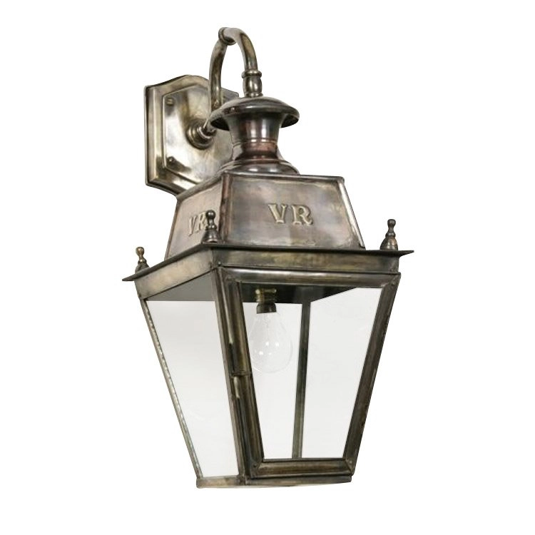 Rustic outdoor lamp Balmoral Top Mount handmade 63cm - antique copper (ant) Limehouse 8716803506503