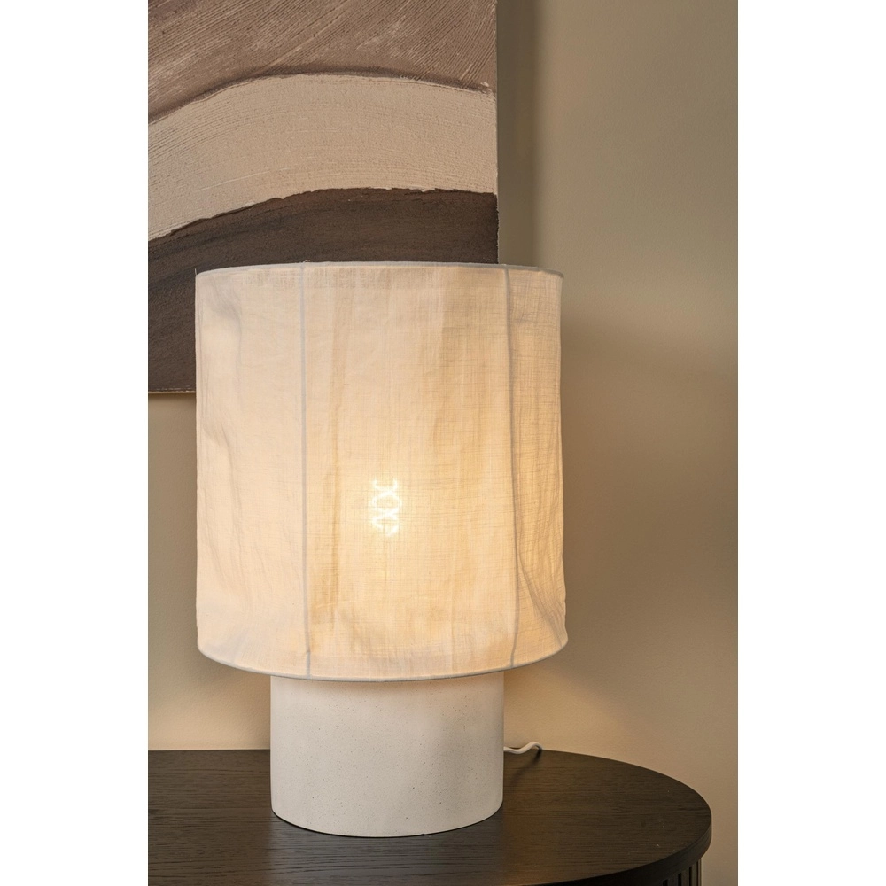 Table lamp Tissaja Ø 35cm white Lucide 5411212061621