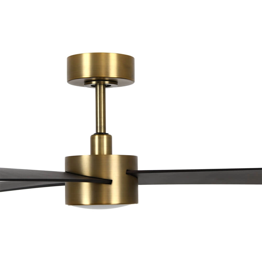 Ceiling fan Climate IV brass with wood Ø132cm Beacon 9333509192787