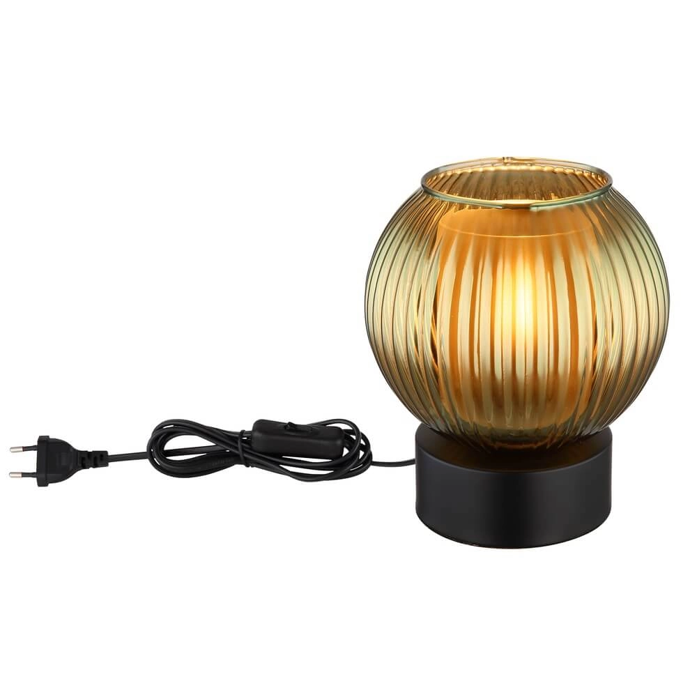Table lamp Zumba green glass Ø 15cm Globo 9007371459001