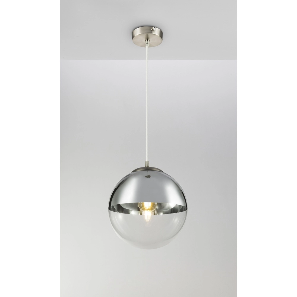 Pendant lamp Varus nickel Ø 30cm Globo 9007371377442