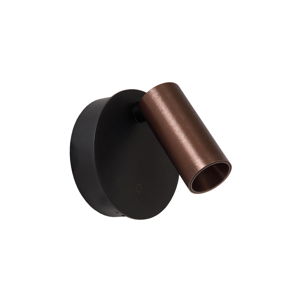 Rechargeable wall lamp Toni Magnetic Coffee Brown