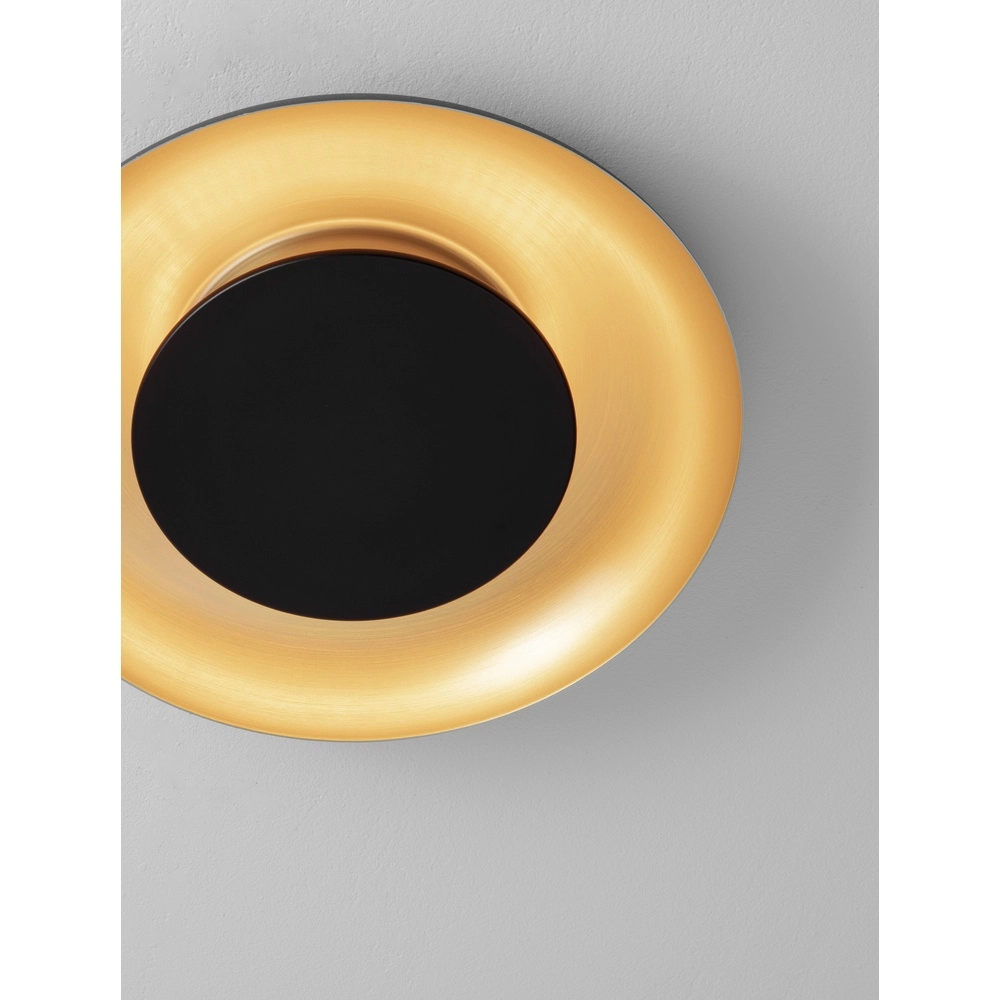 Design ceiling lamp Epos Ø 40cm black with gold Lyora 5212017463203