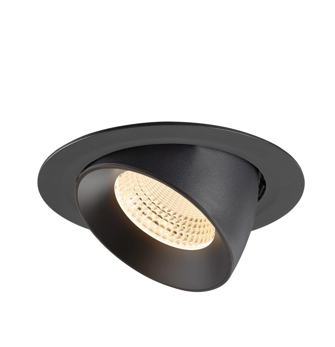 Recessed spotlight Numinos Gimble XL black 2700K - 55deg SLV 4024163308847