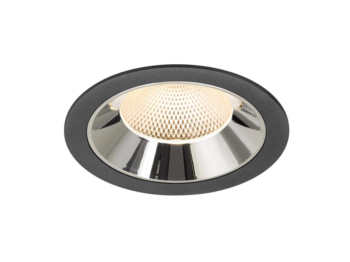 Recessed spotlight Numinos XL black/chrome 2700K - 40deg