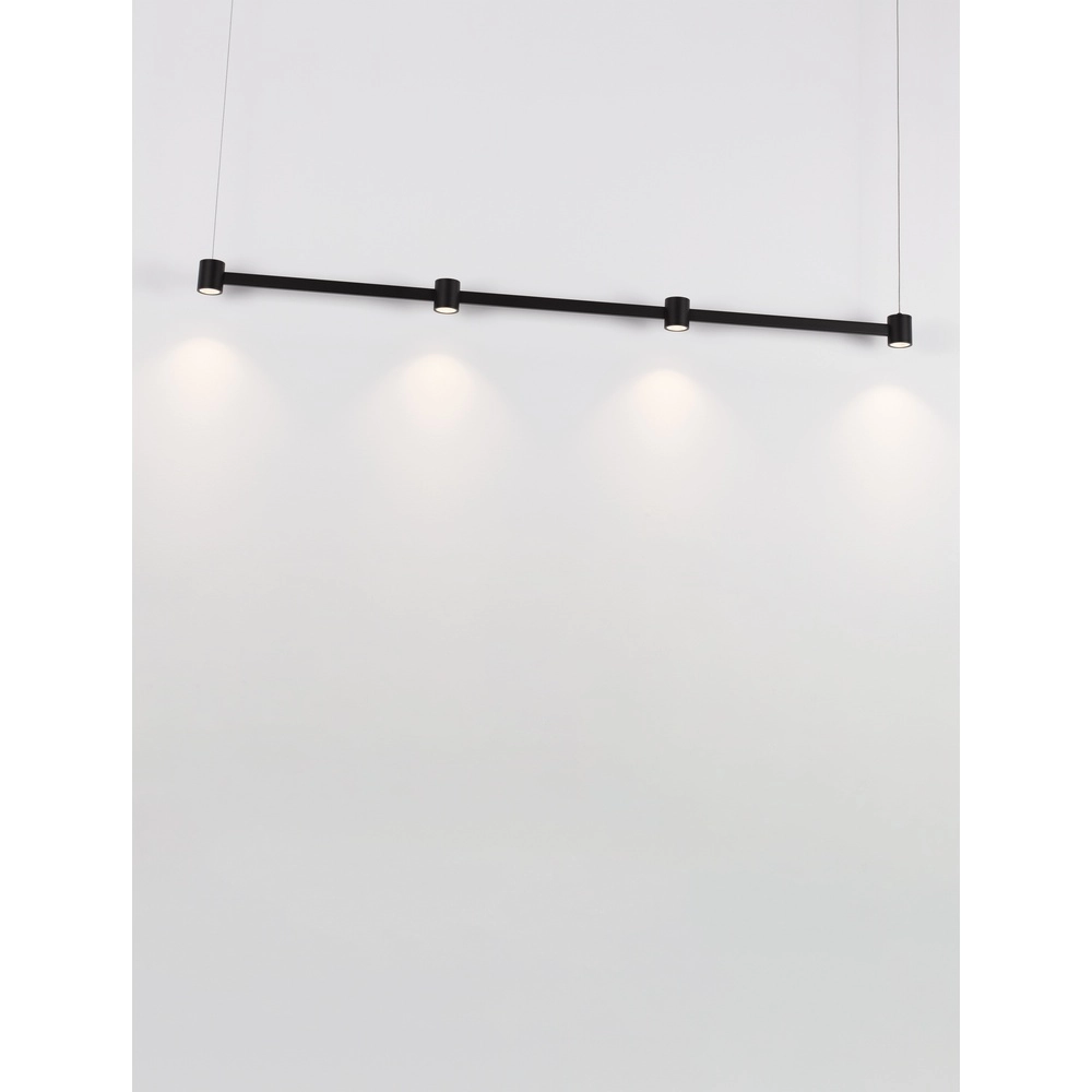 Design pendant lamp Puize 4-light black