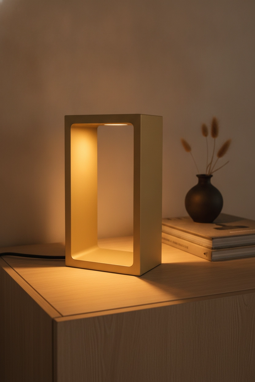 Champagne table lamp Corridor