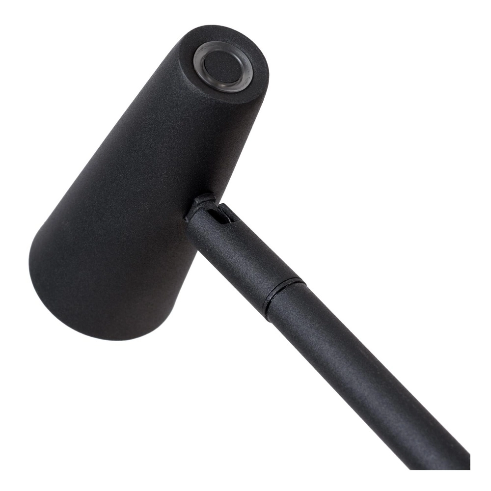Rechargeable floor lamp Stirling Black Lucide 5411212361264