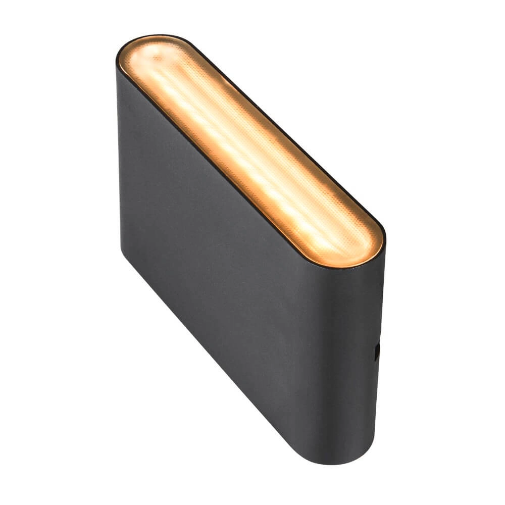 Led wall spot Oval 14 Up & down - black SLV 4024163273466