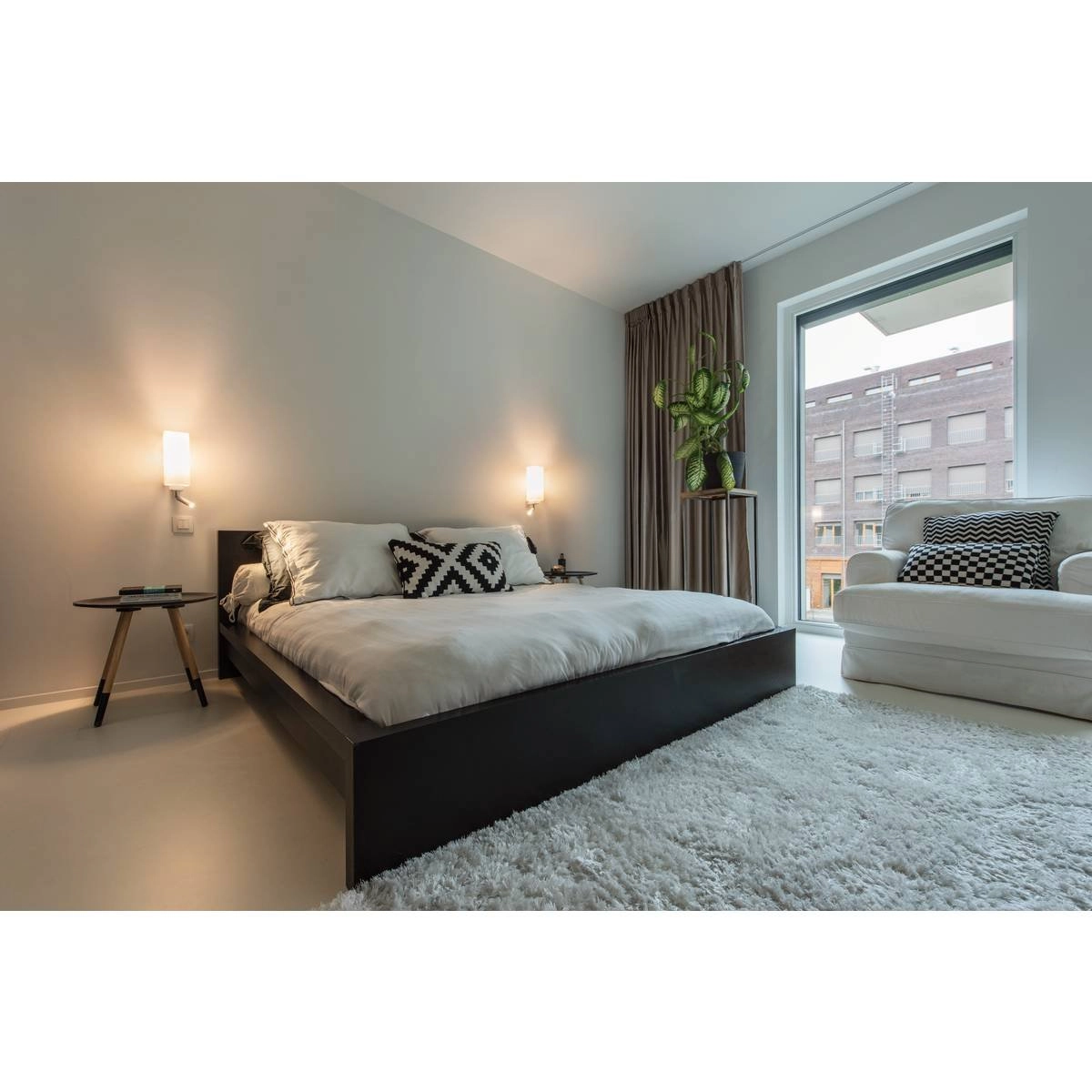 Bedroom wall lamp Quadrass white SLV 4024163235860