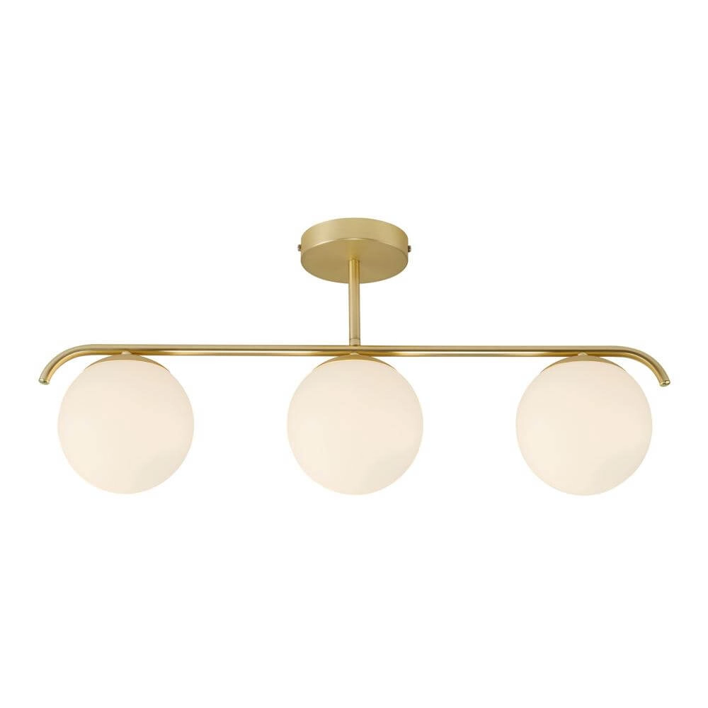 Design ceiling lamp Grant brass 3-lights