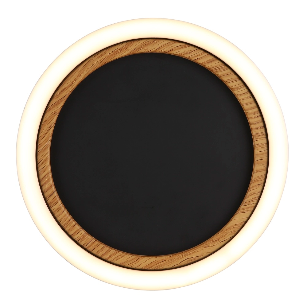 Ceiling lamp Dakari I Single ring black Globo 9007371531783