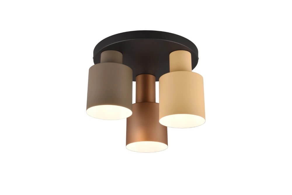 Designer ceiling lamp Agudo 3-light Trio 4017807574616