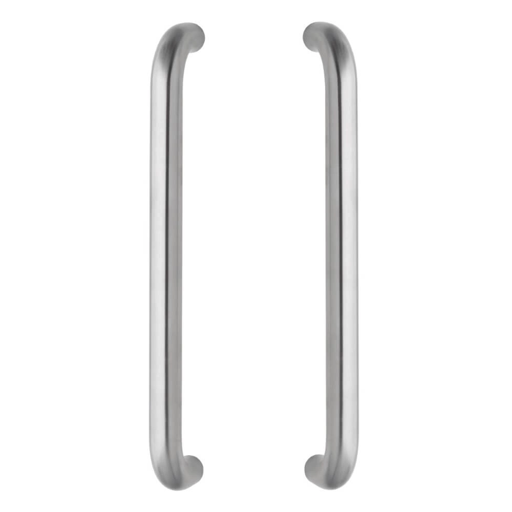 Door handle U-shape Gripon per pair 45.5cm stainless steel