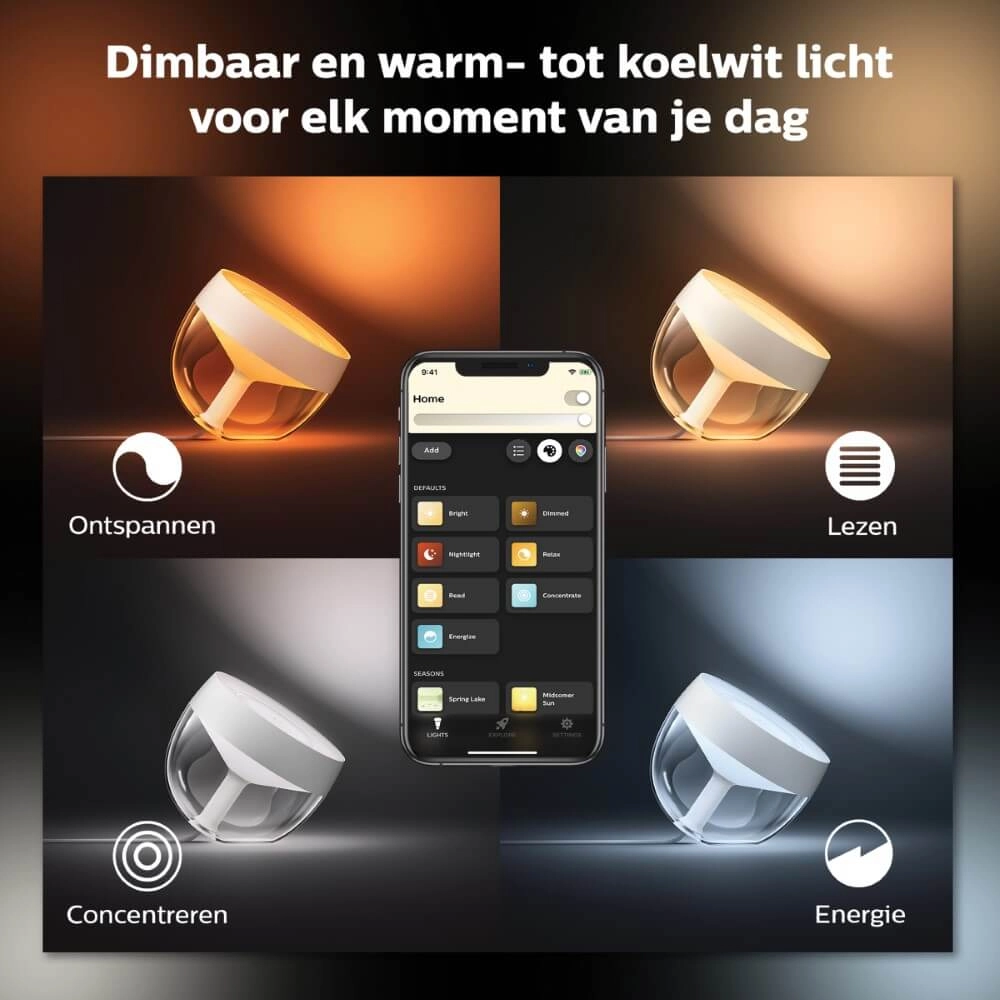 Uplight Hue Iris - White and color gold Philips 8719514410732