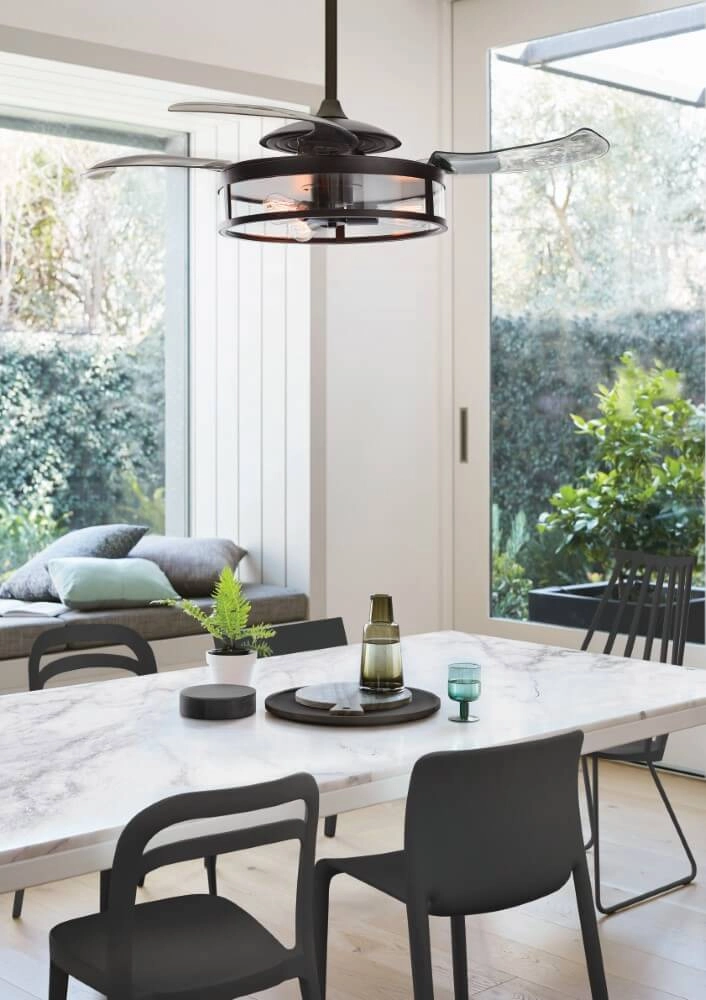 Black ceiling fan Fanway Classic Ø 122cm Beacon 9333509119395