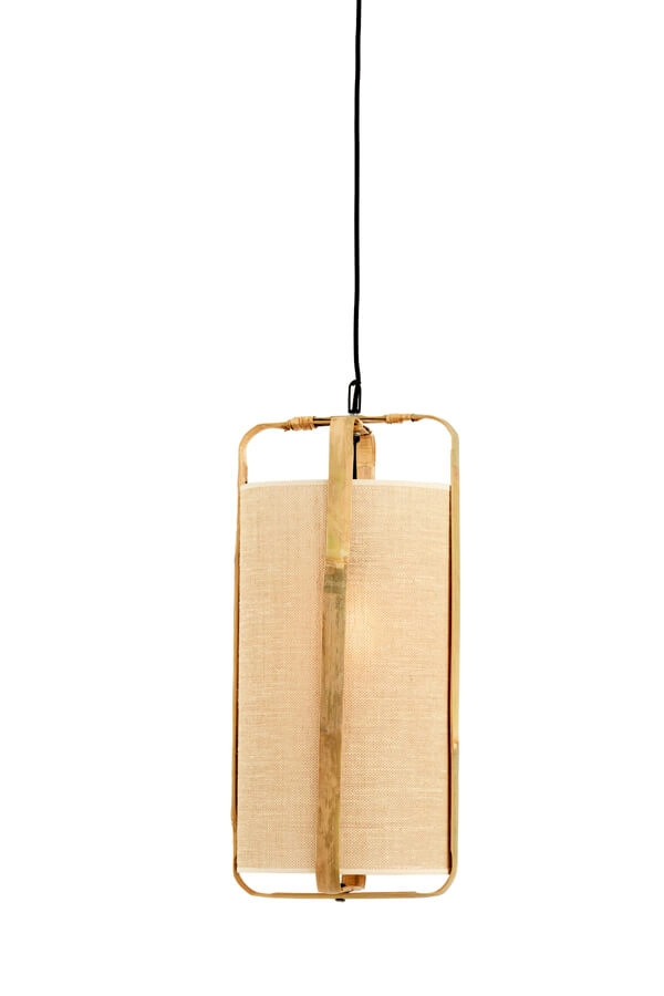 Cream pendant lamp Sendai Ø 32cm