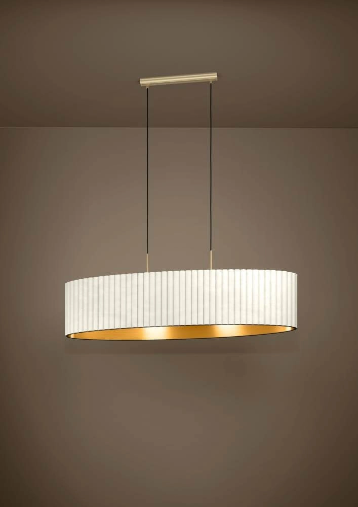 Dining room hanging lamp Tamaresco white with gold Stars of Light 9002759397647