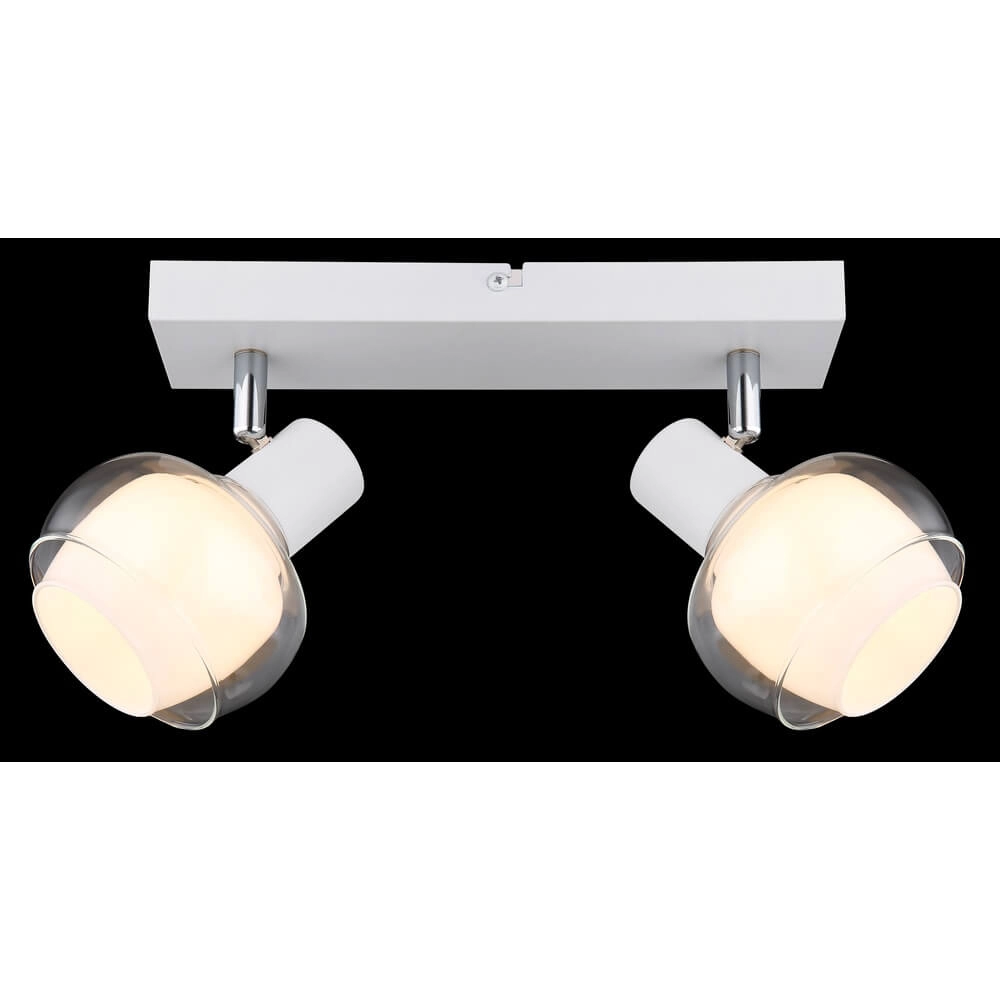 White ceiling lamp Tokki 2-light Globo 9007371446049