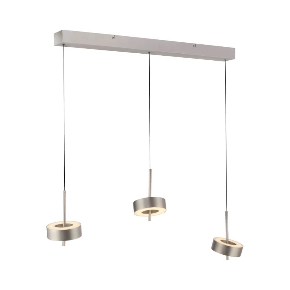 3-light pendant lamp Q-Rotate Aluminum Modern