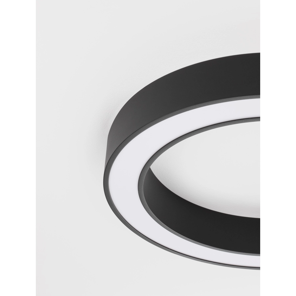 Ceiling lamp Morbido black Ø 60cm Lyora 5212017438584