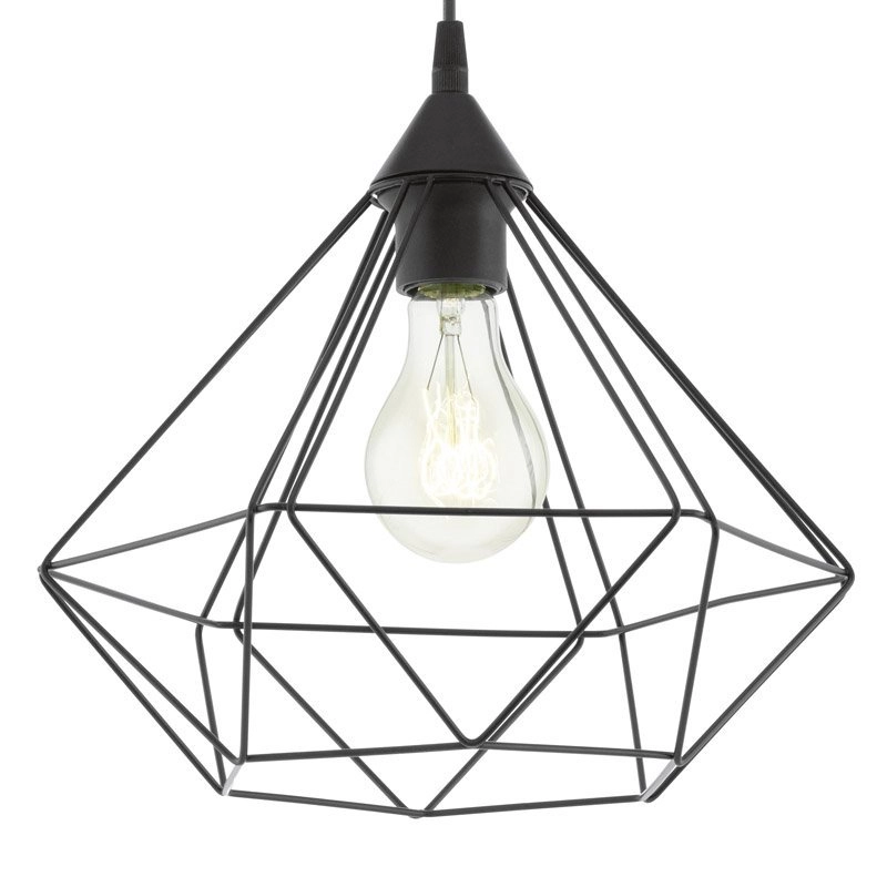 Pendant lamp Tarbes 32cm black