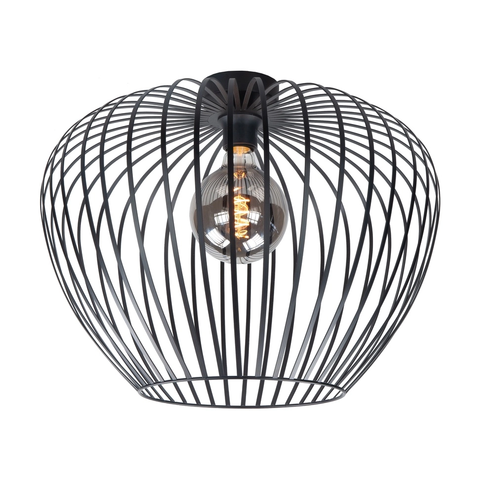 Ceiling lamp Mela black Ø 40cm