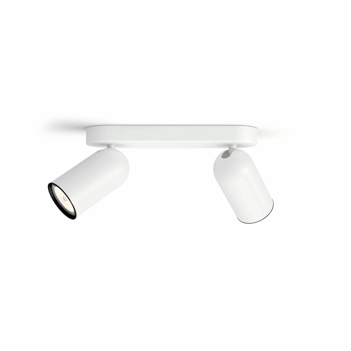 Surface-mounted spot Pongee 2-light white Philips 8718696164792