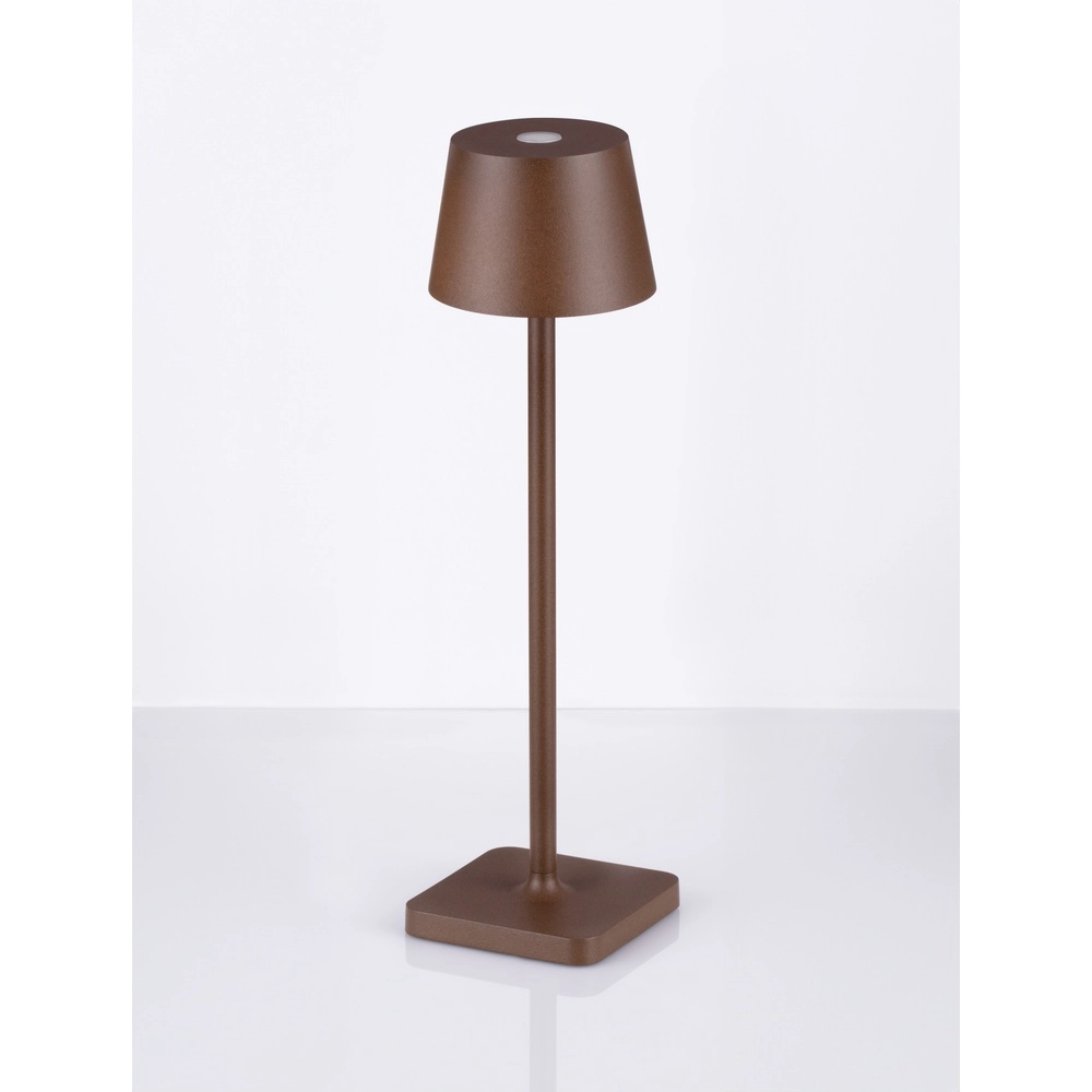 Rechargeable table lamp Deck Rusty brown Lyora 5212017449245