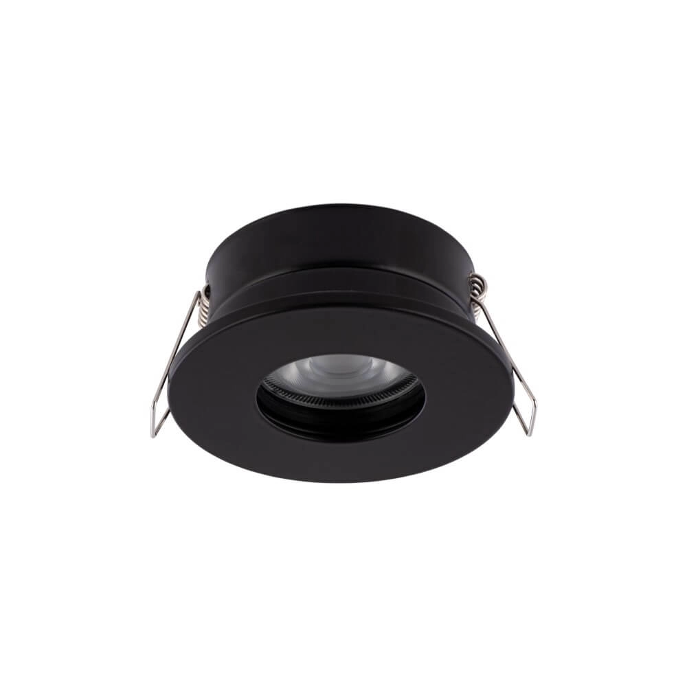 Black bathroom spotlight Golf Installation