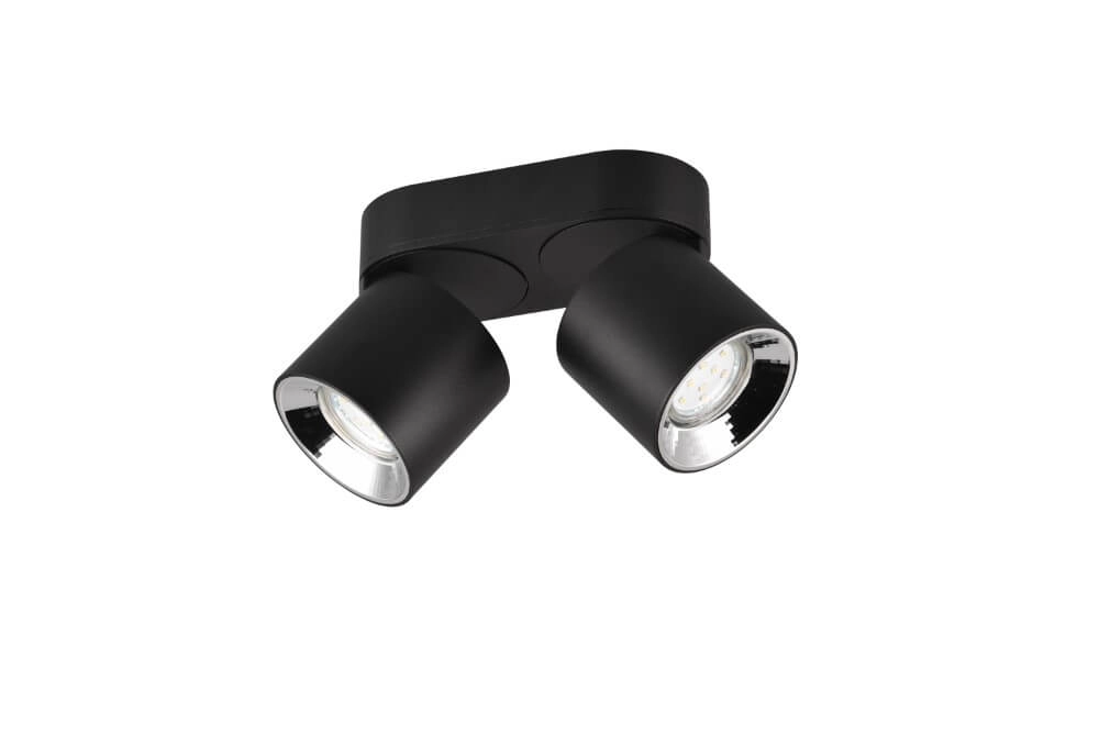 Ceiling light Guayana 2-light black