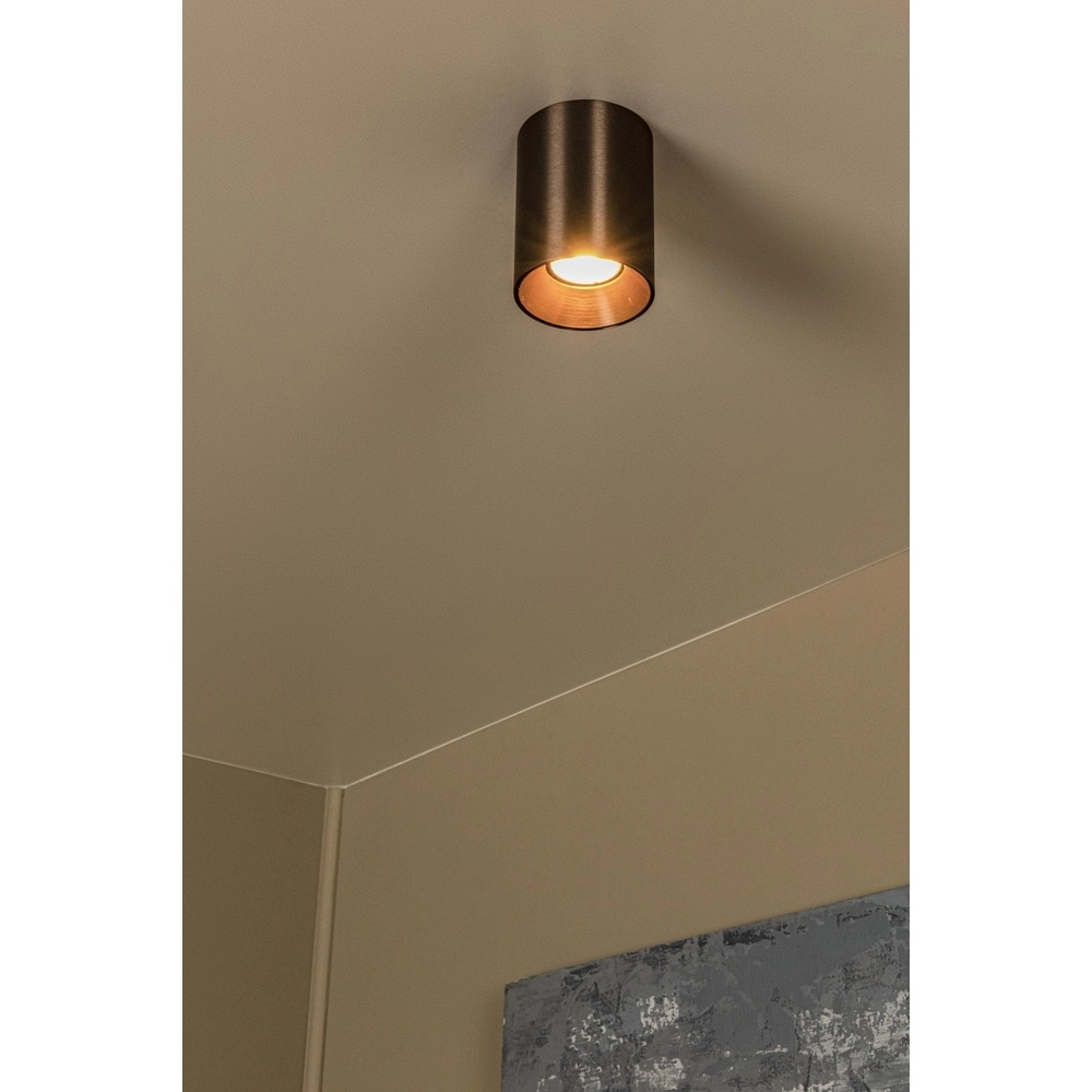 Surface-mounted spot Gerti coffee brown Lucide 5411212094339