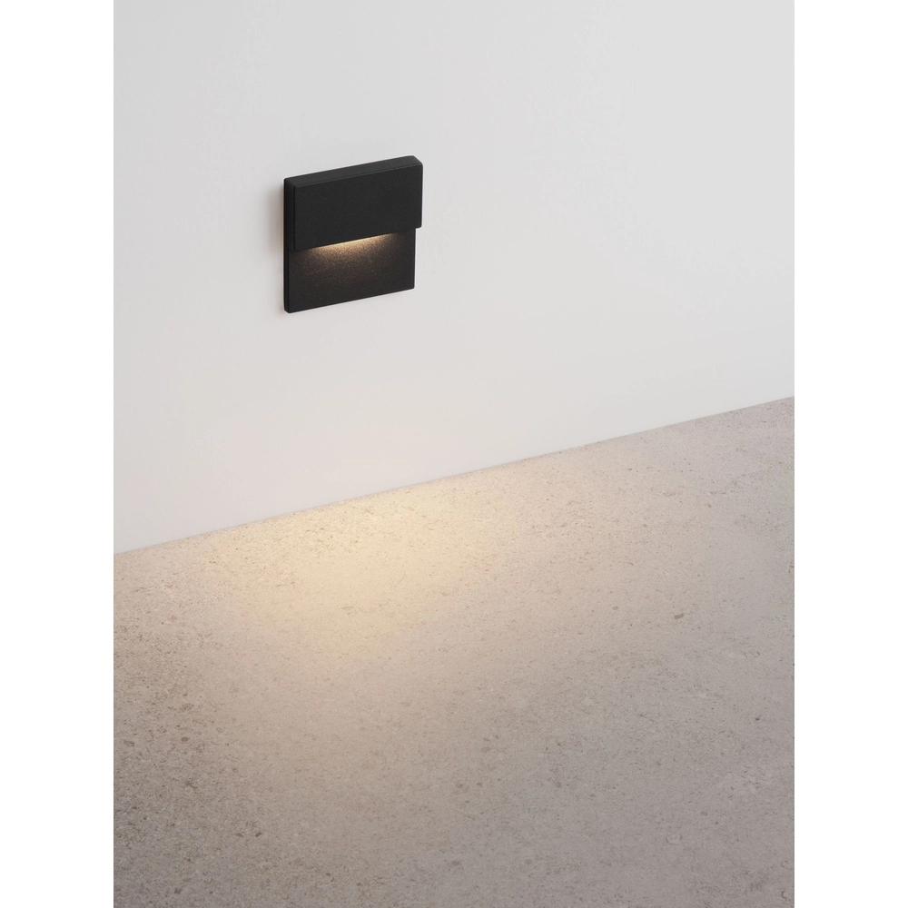 Recessed wall lamp Dan black 2700K Lyora 5212017497475