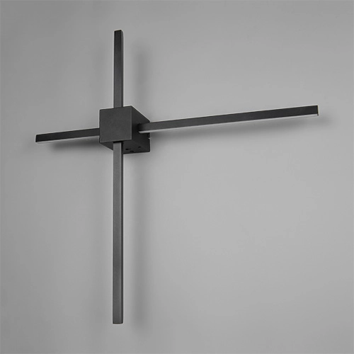 Modern wall lamp Cassino black 67.5cm Trio 4017807683202