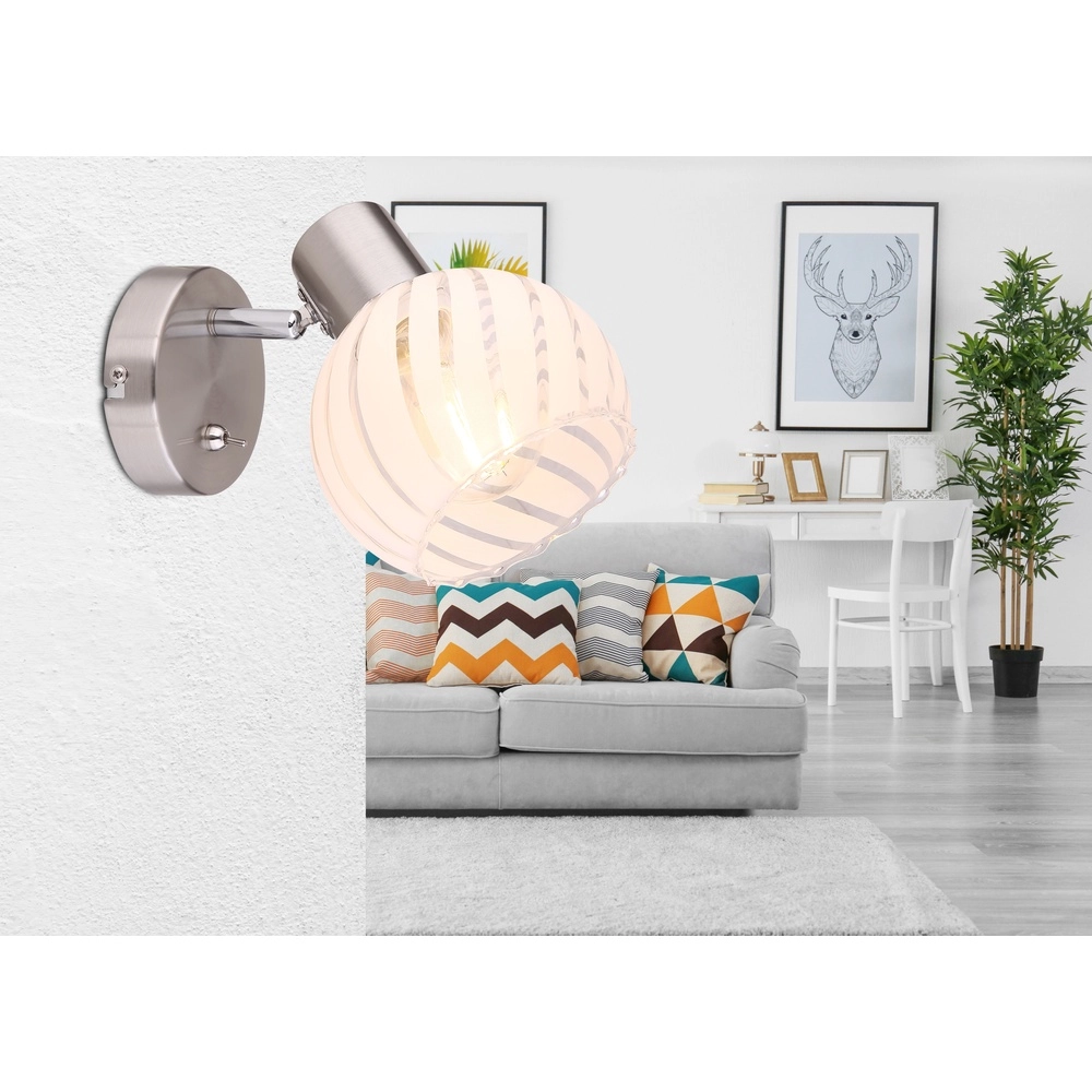 Wall light Willy nickel Globo 9007371400102