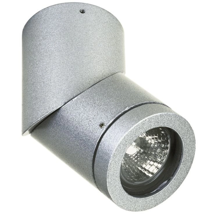 Outdoor light Cylinder Silver gray
