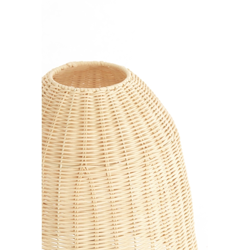 Rattan table lamp Mandor Ø 28.5cm - dark rattan Light & Living 8717807820541
