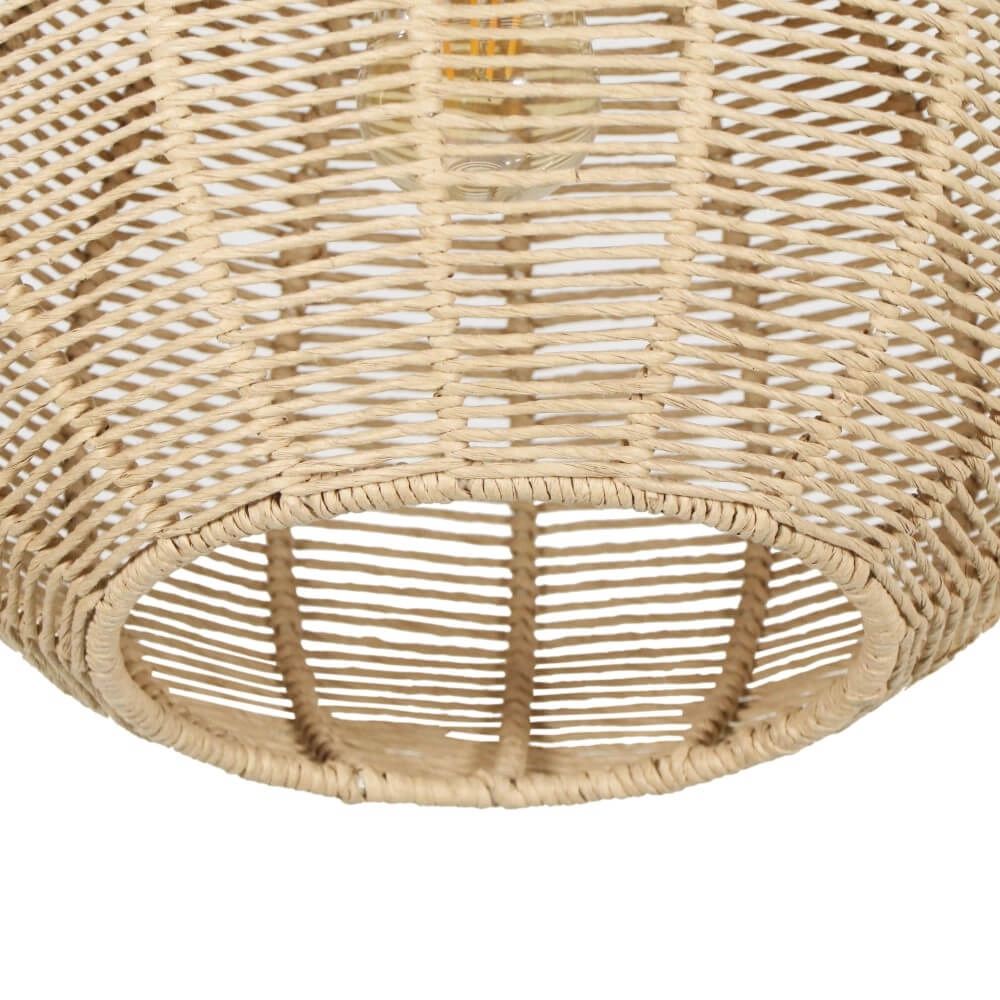 Rattan pendant lamp Janne Ø 35cm Trio 4017807629293