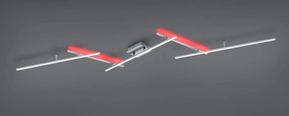 Ceiling light Arvin 4-stripe stainless steel Trio 4017807504071