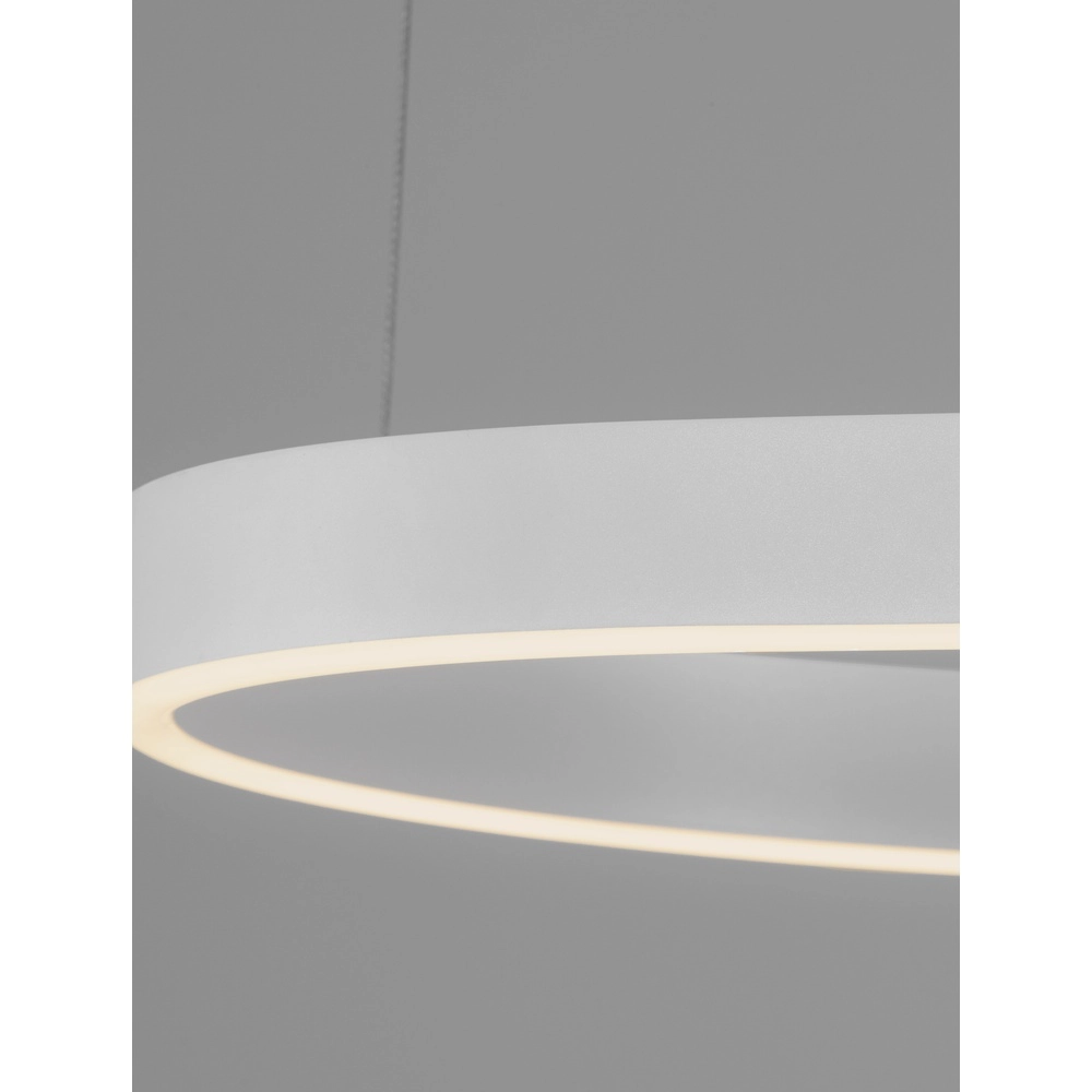 Natural shape pendant lamp Dussa white 120cm Lyora 5212017463067