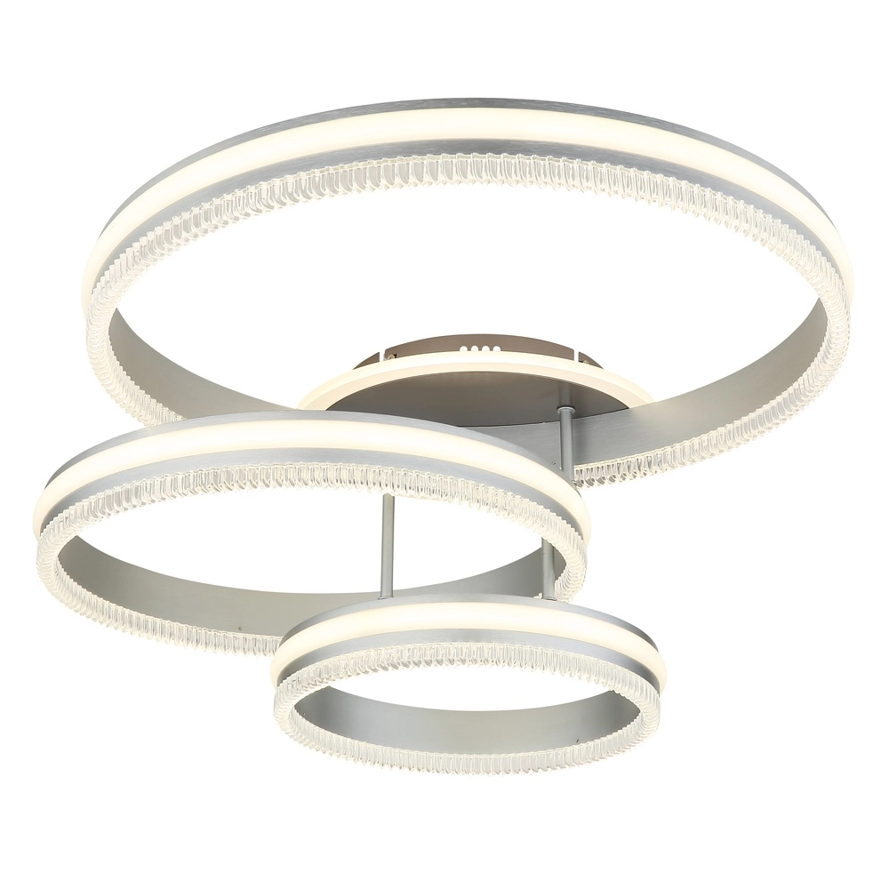 Ceiling lamp Francine gunmetal 3 rings Globo 9007371589630