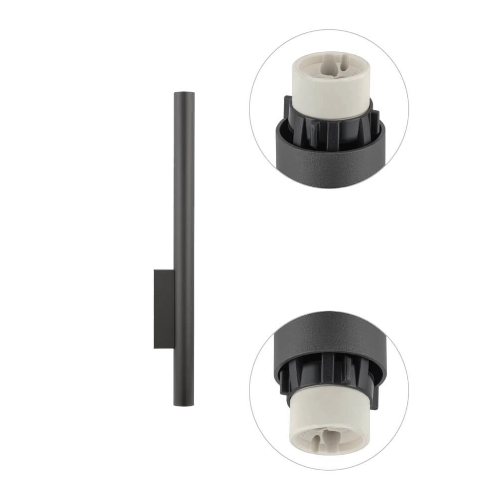 Anthracite long wall spotlight Fourty XL up & down Lyora 5903139108935