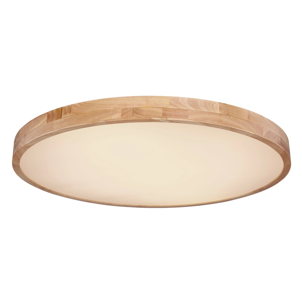 Wooden ceiling light Rainer Scandinavian Ø 80cm